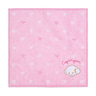Sanrio 三麗鷗 刺繡棉質方巾 純棉手帕 小麥粉精靈 愛心