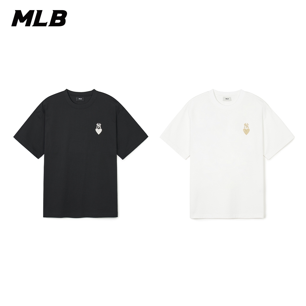 MLB 短袖T恤 Heart系列 紐約洋基隊 (3ATSH0143-兩款任選)【官方旗艦店】