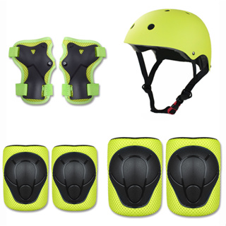 【護具7件套】3-9歲兒童平衡車 滑板車 騎行護具 頭盔護具 套裝 兒童輪滑護具