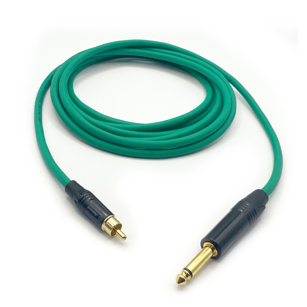 免運 TS-RCA 導線 綠色 多色可選 台製 含發票 麥克風線 XLR 非平衡線 MIC 麥線 監聽線 音樂線