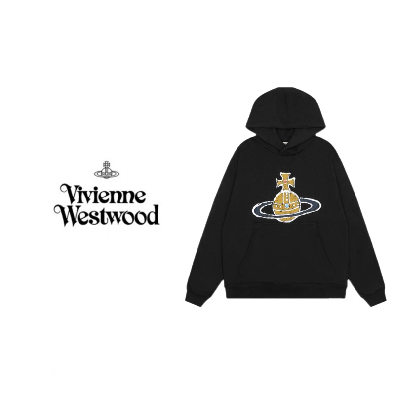 ▫️代購▫️Vivienne Westwood 薇薇安土星爆破彩色星球圓領長袖衛衣長袖帽T恤大學T