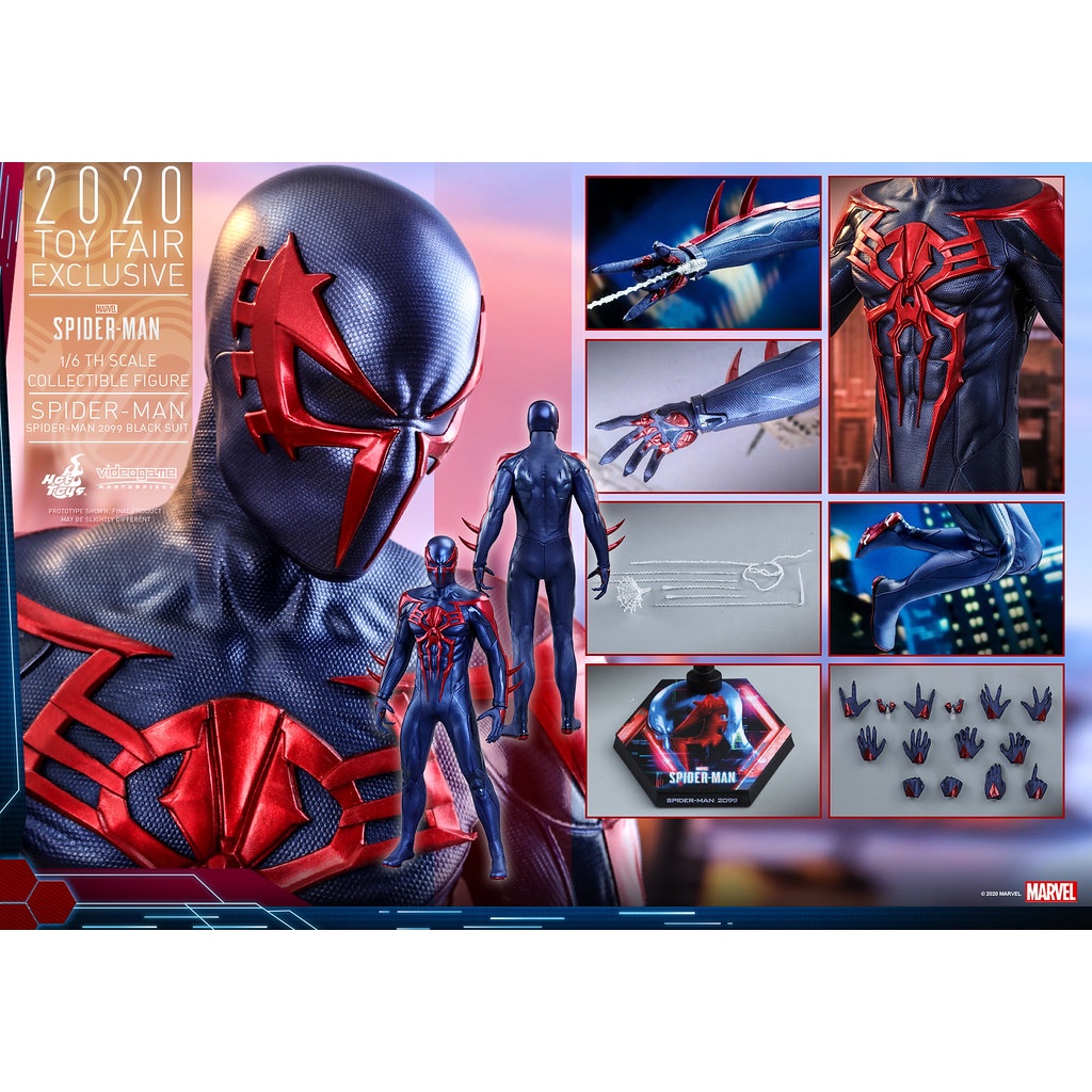 HotToys  VGM42《漫威蜘蛛人》蜘蛛人2099 年度展限定