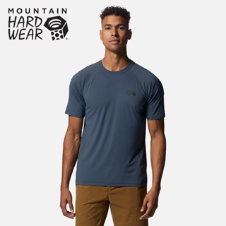 【Mountain Hardwear 美國】Crater Lake 短袖圓領排汗衣 男 石板藍(1982431-417)
