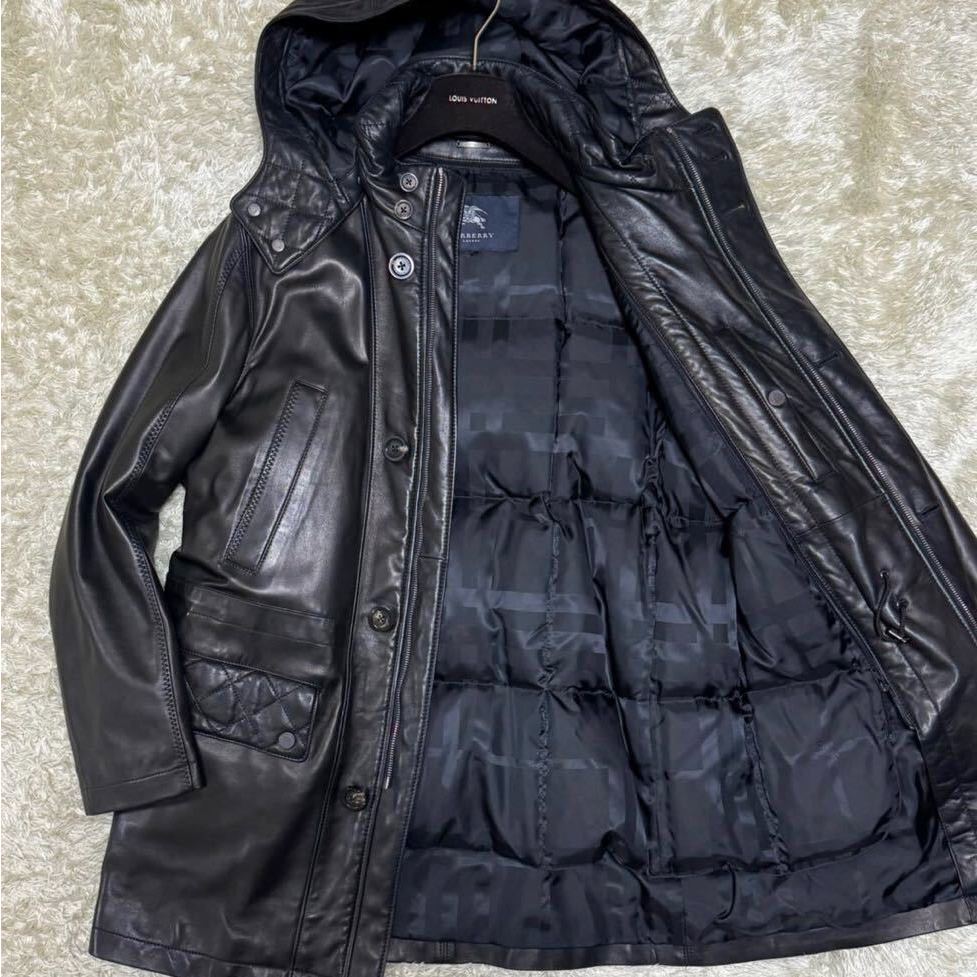 Burberry London 羊皮大衣 x 羽絨內襯 (M) 黑色 - 全新未使用