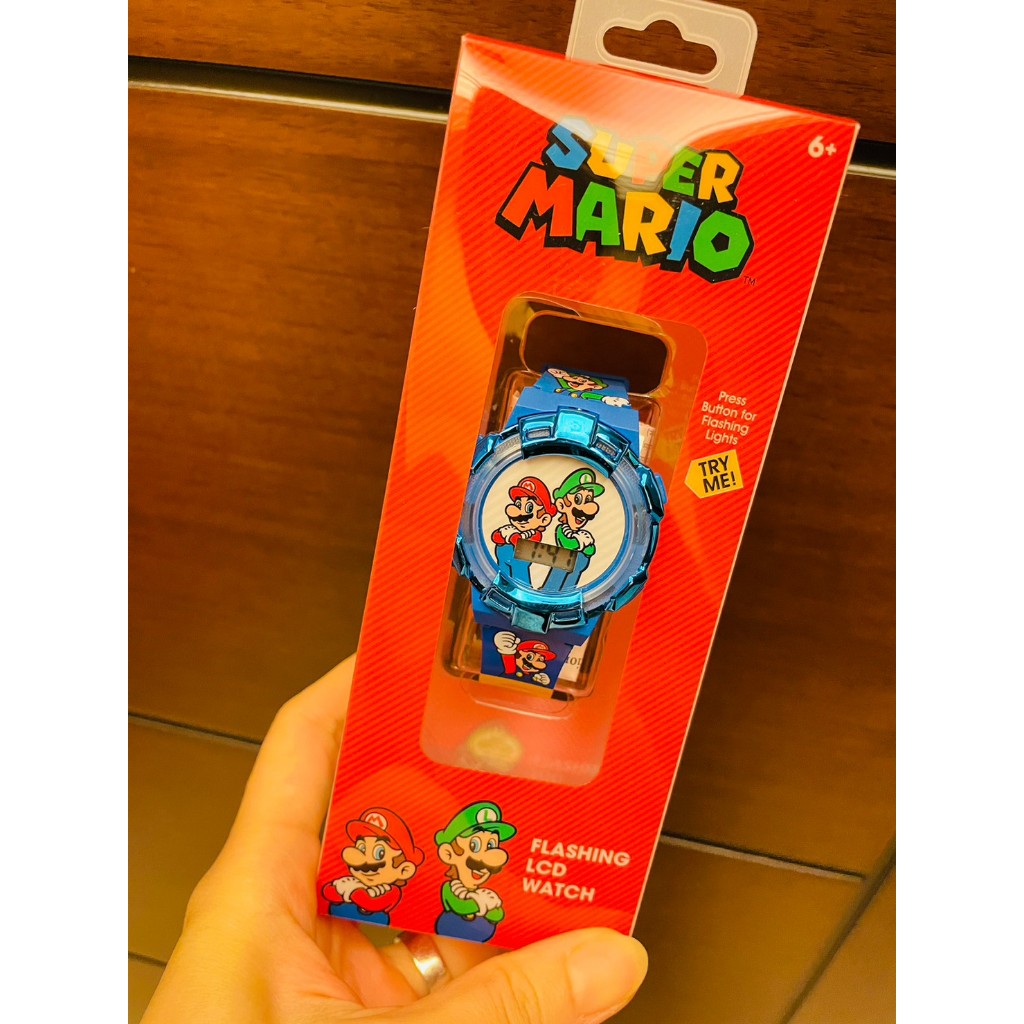 ❤️正版❤️美國專櫃 Super Mario 超級瑪利歐 瑪利歐 馬力歐 兒童 手錶 電子錶 童錶