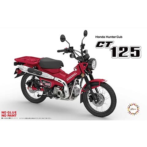 富士美 FUJIMI BikeNX3 1/12 HONDA CT125 HUNTER Cub 躍動紅 組裝模型