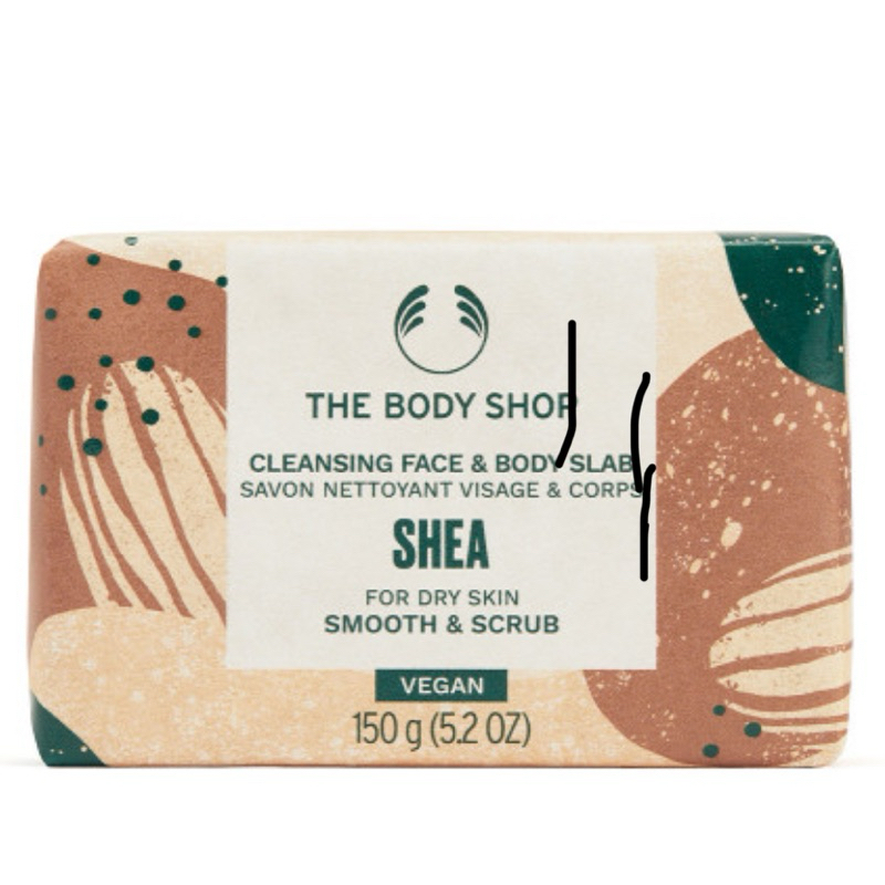 THE BODY SHOP 乳油木果修護臉部&amp;身體活膚皂-150G 全新 現貨