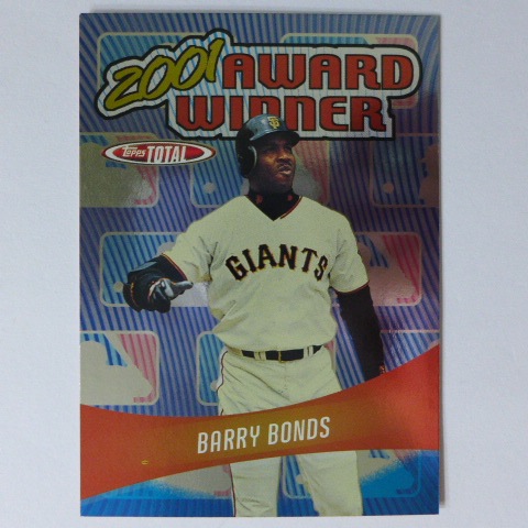 ~Barry Bonds~MLB球星/貝瑞·邦茲 2002年TOPPS.金屬設計特殊卡