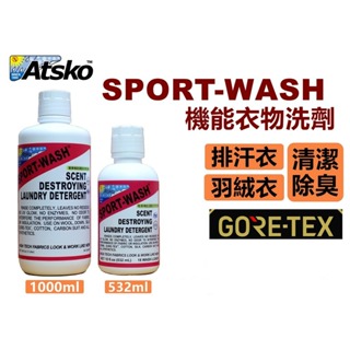 【野型嚴選】美國 Sport-wash 機能排汗服飾gore-tex專用洗劑