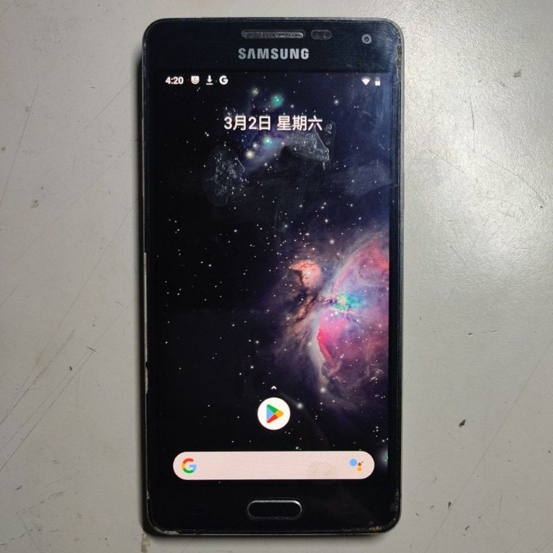 二手 手機 samsung galaxy a5 2015 sm-a500xy 已安裝Android9 可以使用LINE