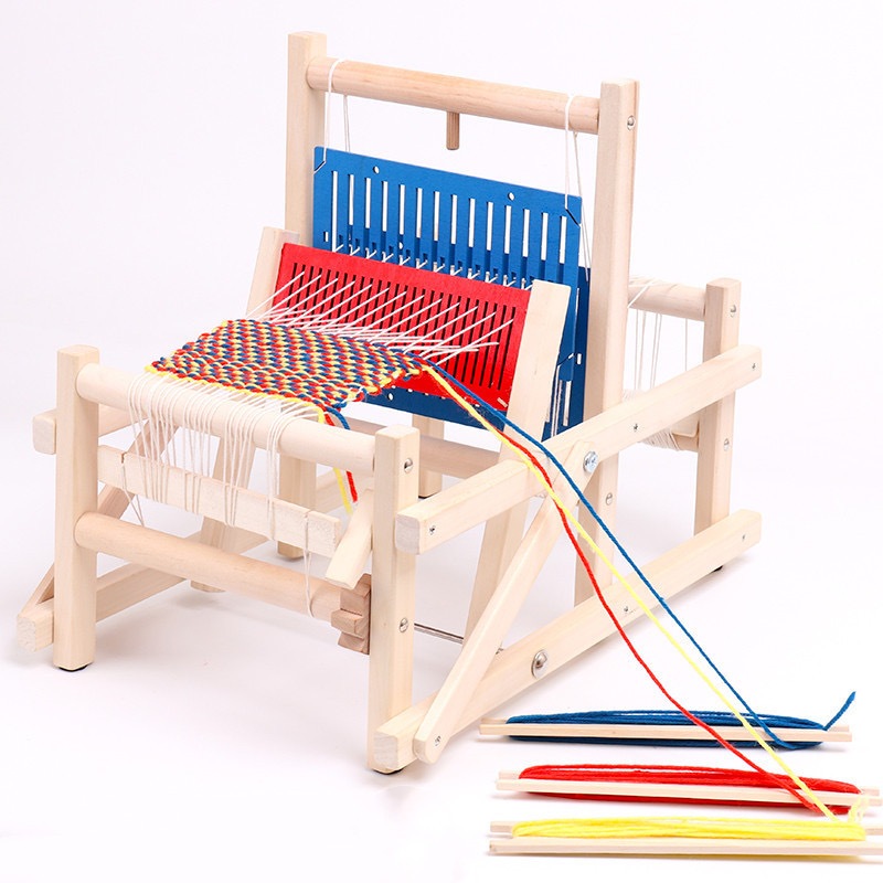 【桃園現貨】織布機創意成人毛線編織機兒童女生手工diy製作材料女孩玩具家用