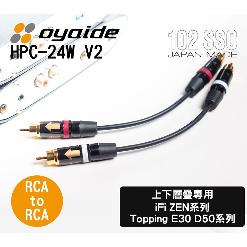 【訂製】ifi zen系列 Topping系列 RCA訊號線 zen dac E30 D50s 日本Oyaide線身