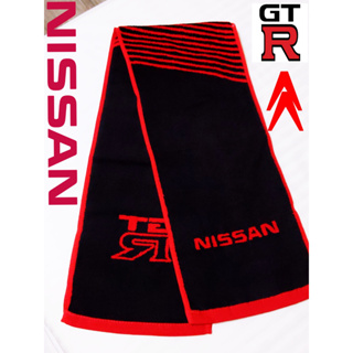 全新 日產汽車 NISSAN GT-R 超級跑車運動毛巾 圍巾 汗巾 頭巾 紅黑配色 熱魂沖進 MIT