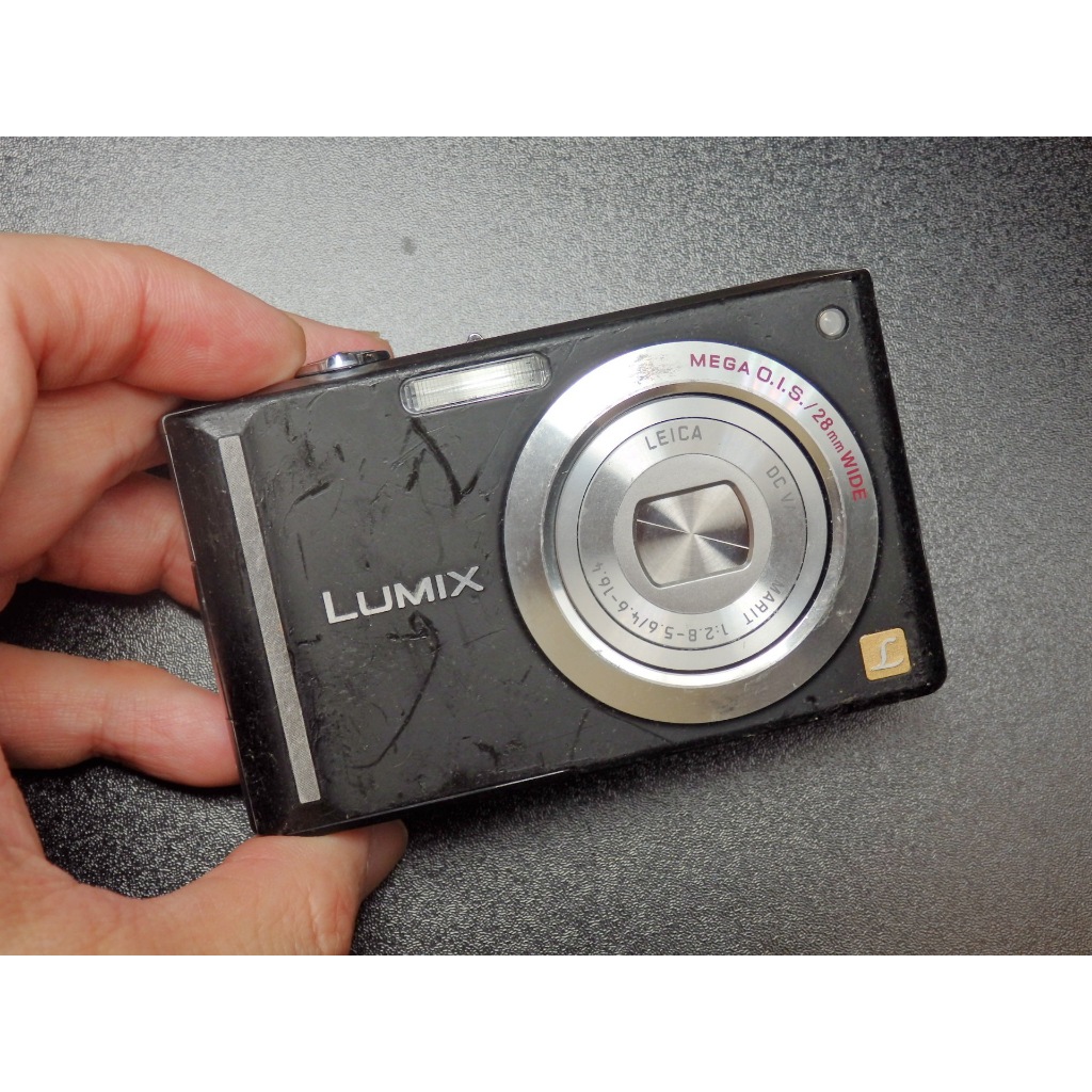 &lt;&lt;老數位相機&gt;&gt;PANASONIC LUMIX DMC-FX55 (OIS防手震 / CCD相機 /超廣角鏡頭/黑)
