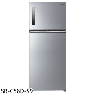 聲寶【SR-C58D-S9】580公升雙門變頻彩紋銀冰箱(含標準安裝)(7-11商品卡100元) 歡迎議價