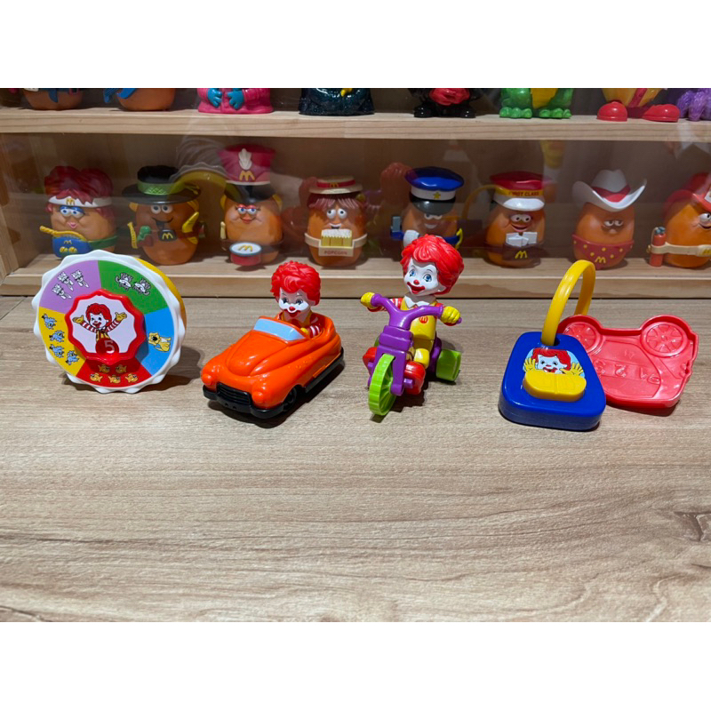 麥當勞 Q版 麥當勞叔叔 造型玩具公仔 兒童玩具 數字遊戲 小汽車 三輪車 健力玩具 寶寶玩具