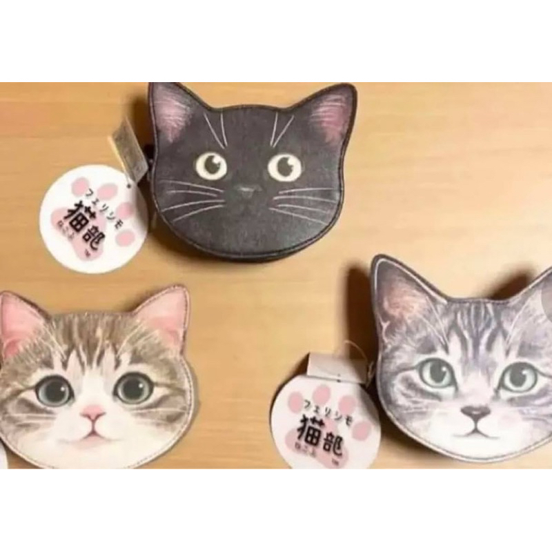 💲常來買💲🇯🇵日本 Felissimo🇯🇵貓俱樂部 ☆ 黑貓/賓士貓/虎斑貓 模切造型包 小包包 零錢包 💥現貨💥