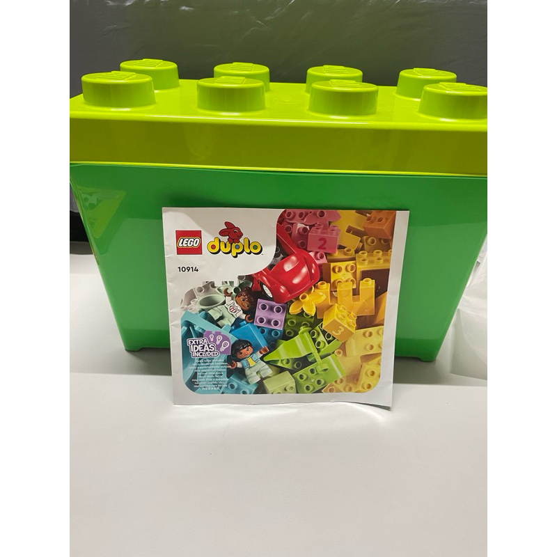 二手-LEGO 10914 豪華顆粒盒 Deluxe Brick Box DUPLO 得寶系列（孩子不愛很少玩）