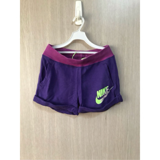 Nike女童紫色棉質短褲