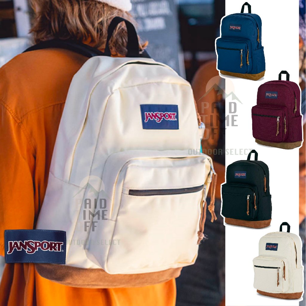 [一件免運💯正品] Jansport 後背包 校園背包 28L 雙肩包 麂皮 傑斯伯背包 筆電背包 國民神包 背包