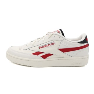 Reebok Club C Revenge 米白紅 皮革 復古 休閒 小白鞋 男款 B4810 (100075005)