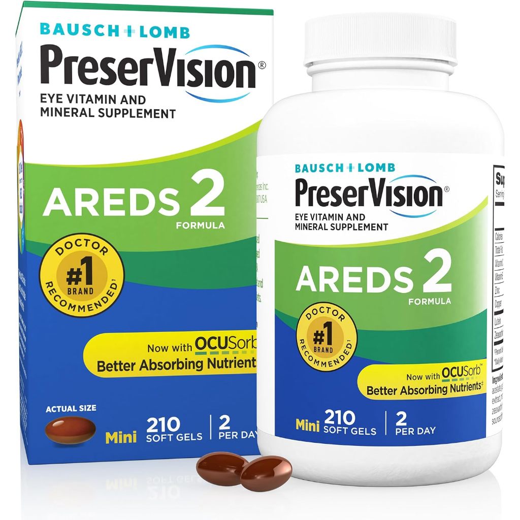 美國博士倫 BAUSCH LOMB AREDS 2 Lutein 葉黃素 210顆 2025/12