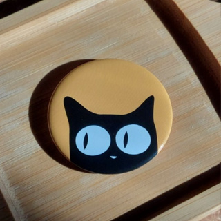 【怪寶貝】小黑貓 貓咪 貓 喵 可愛 胸針 胸章 徽章 禮物