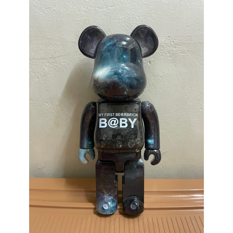 庫柏力克 bearbrick 400% 千秋-星空 港版 1:1公仔 僅拆擺 實拍 送展示盒 可議價