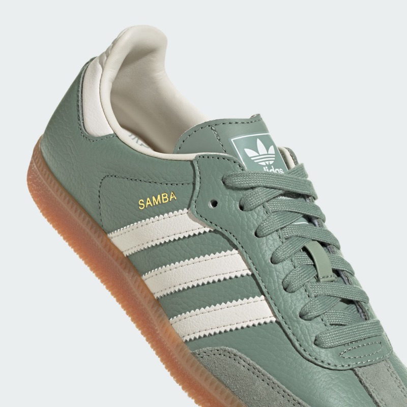 全新Adidas SAMBA橄欖綠💚粉綠