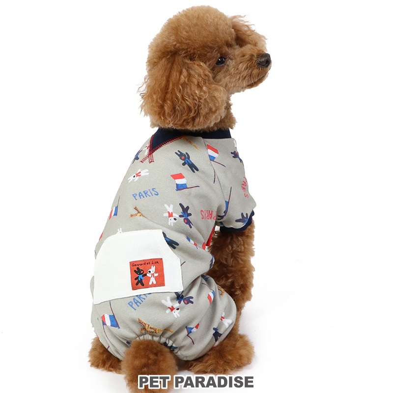 【PET PARADISE】滿版刷毛連身褲 (SS/DS)｜Gaspard et Lisa 2024新款 春季