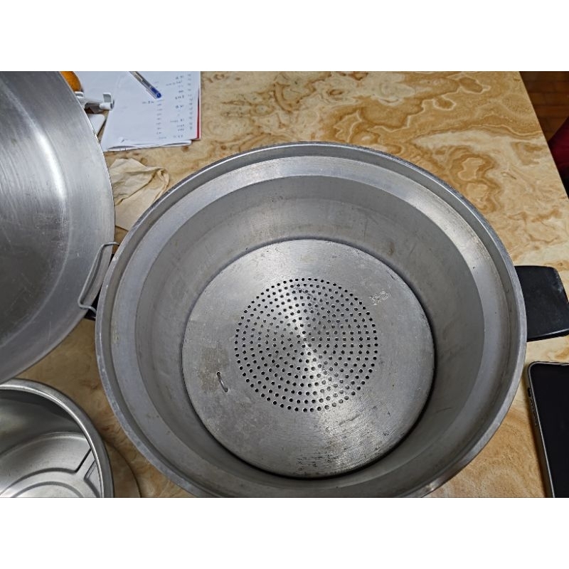 大同10人份電鍋不鏽鋼鍋蓋+內鍋+蒸架 含電線
