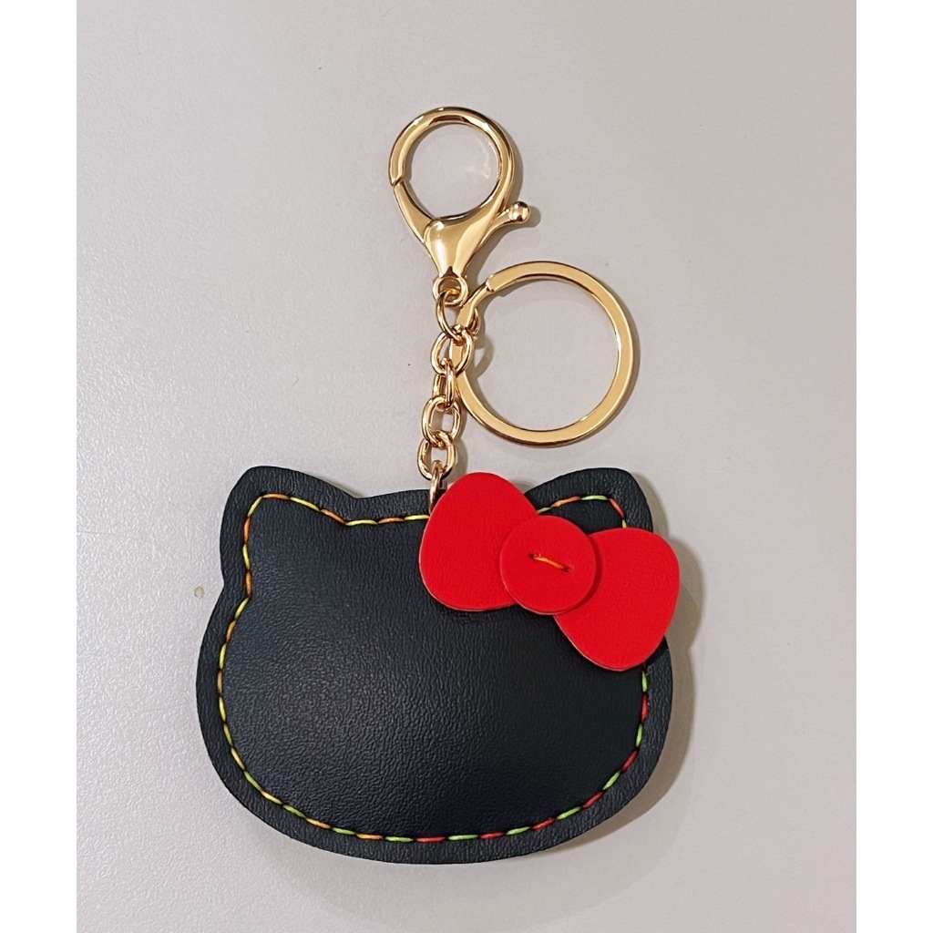 &lt;湘榆&gt;#1052現貨有五色:手縫 可愛猫咪吊飾鑰匙圈材料包(1個50元)可放gogoro鑰匙和大樓磁扣,適團體課程