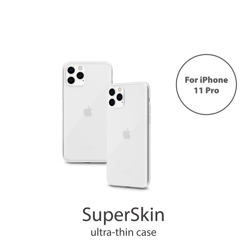 【216永恆】Moshi SuperSkin for iPhone 11 Pro 勁薄裸感保護殼 庫存出清