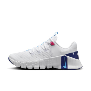 NIKE W FREE METCON 5 白藍 舒適 透氣 運動 訓練 慢跑鞋 女鞋【DV3950-103】