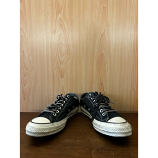 CONVERSE CHUCK TAYLOR ALL STAR 197070S 黑帆布鞋低筒男8號半