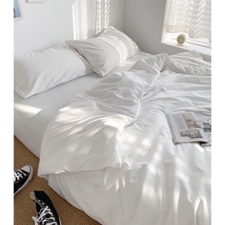 「chili」極簡灰 高級灰 白色 素色 灰色 素色 簡約風 小清新 床包組 單人 雙人床包 加大雙人床包 單人床