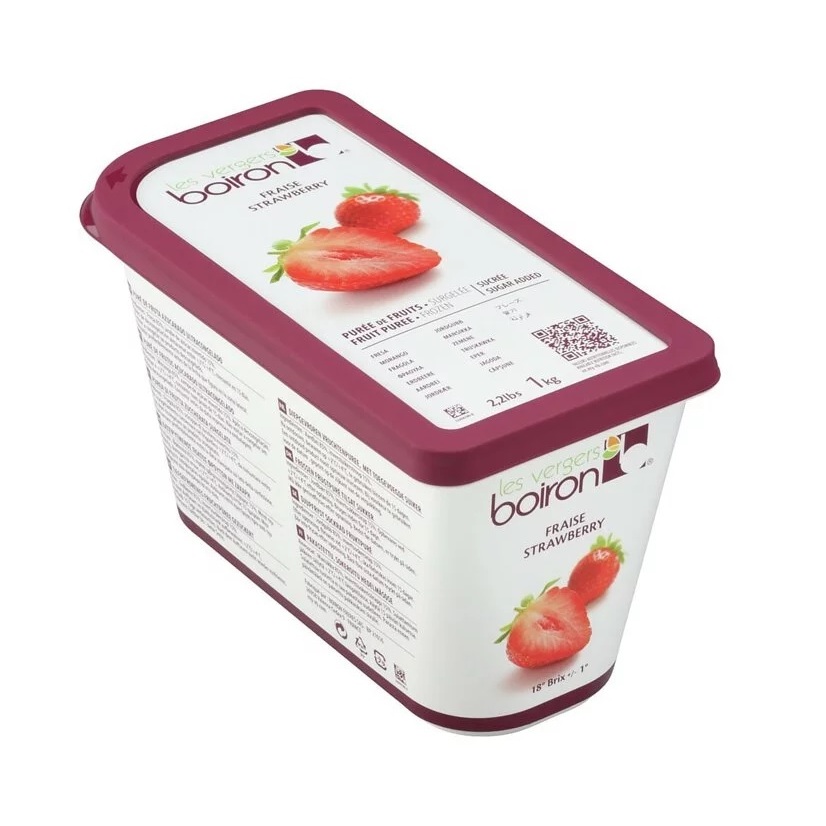 法國 BOIRON保虹 冷凍草莓果泥(含糖) 原裝1公斤