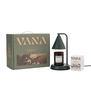 VANA 北歐設計香氛暖燈禮盒 純天然植物蠟香氛蠟燭 Lagom no.24金屬款融蠟燈 送禮推薦