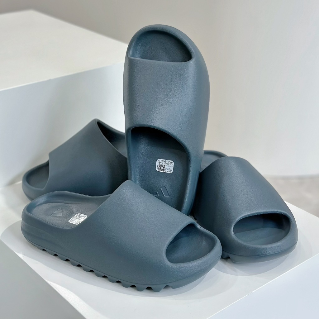 ADIDAS YEEZY SLIDES 'SLATE GREY' 石板灰 厚底拖鞋 ID2349【Insane-21】