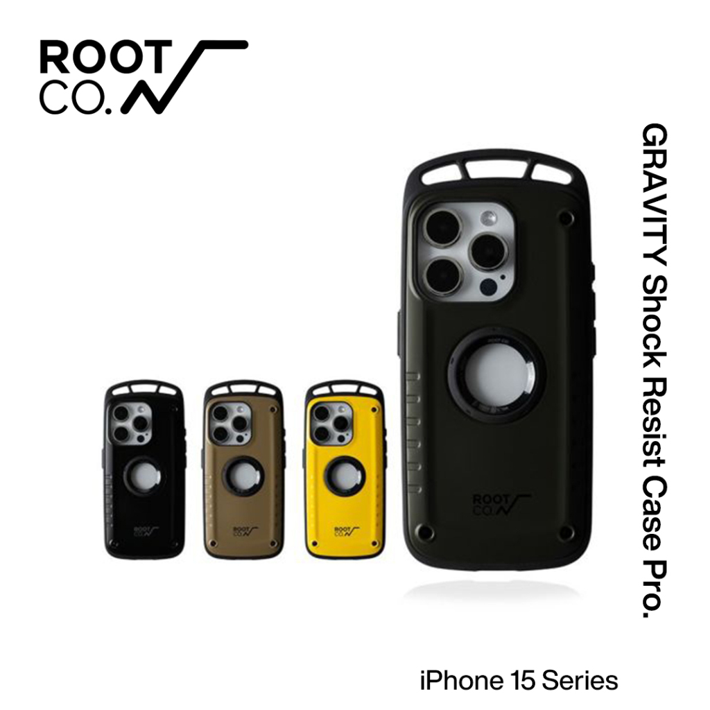【KOZIIY】ROOT CO. iPhone 15 Series 單掛勾式防摔手機殼