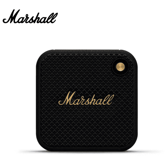 Marshall Willen 現貨🖤黑金色 無線藍牙小音響戶外防水可通話便攜音箱