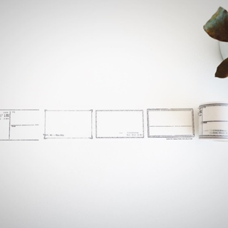 【莫莫日貨】Yohaku 原創系列 2024 日本製 捲狀描圖紙材質 便利貼 - 日誌 R004