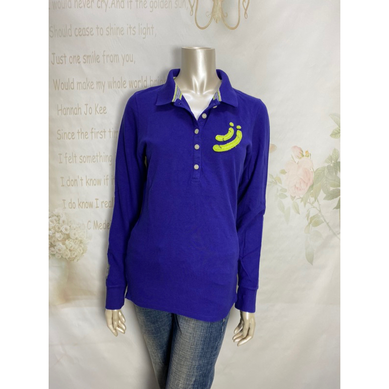 艾蜜莉精品時尚館-jn.joy比利時休閒服飾品牌- 靛色（藍紫色）POLO衫#3
