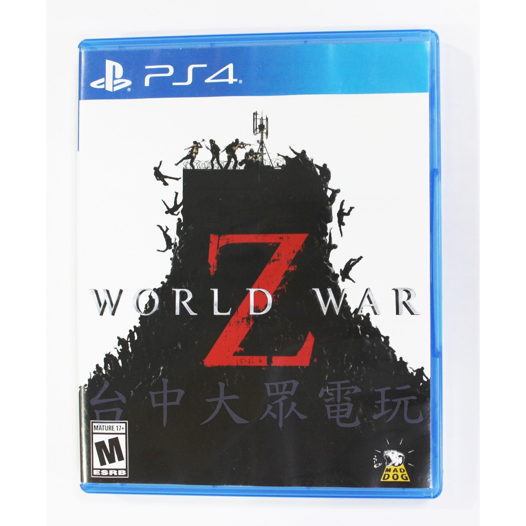 PS4 末日之戰 World War Z (國際版 更新後有~繁體中文版)**(二手片-光碟約9成8新)【台中大眾電玩】