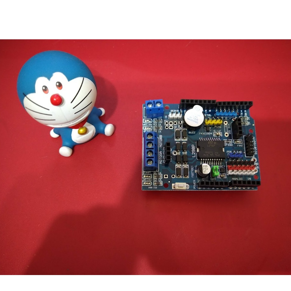 Arduino Uno L298P 馬達驅動模塊