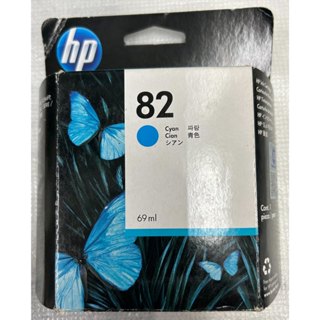 (過期品)HP NO.82原廠藍色墨水匣{C4911A}全新未拆封