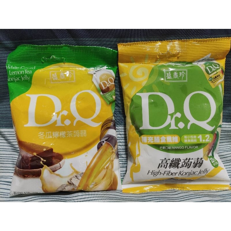 ~盛香珍Dr.Q 高纖蒟蒻（芒果口味）/冬瓜檸檬茶蒟蒻 果凍 130公克