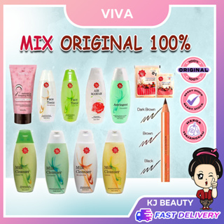 Viva Milk Cleanser Face Tonic Eyebrow Pencil pensil alis