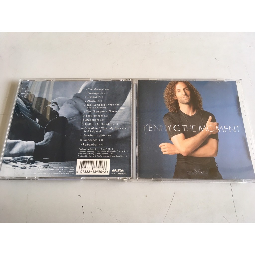 「環大回收」♻二手 CD 早期 絕版【Kenny G The Moment】正版專輯 中古光碟 音樂唱片 影音碟片 自售