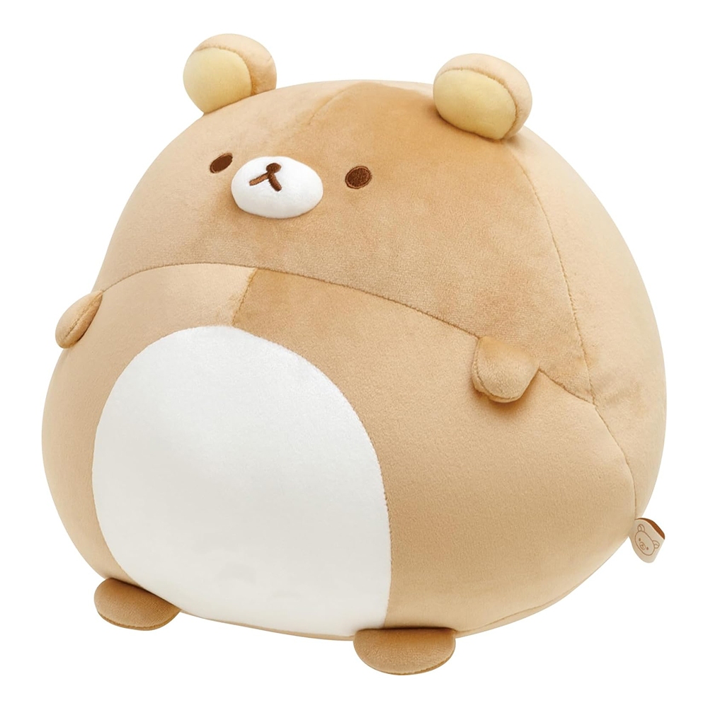 San-X 拉拉熊 懶懶熊 Ponpoko系列 圓滾滾絨毛娃娃 L 軟軟肚子 拉拉熊 XS84301